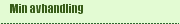 Min avhandling
